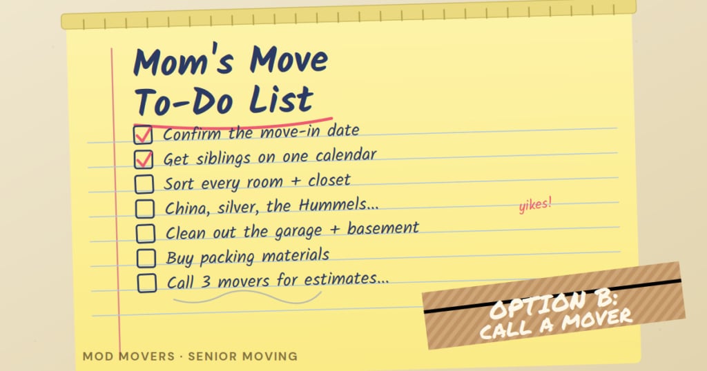 Moms Move To Do List