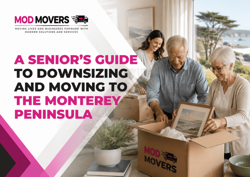 A Senior’s Guide to Downsizing and Moving to the Monterey Peninsula